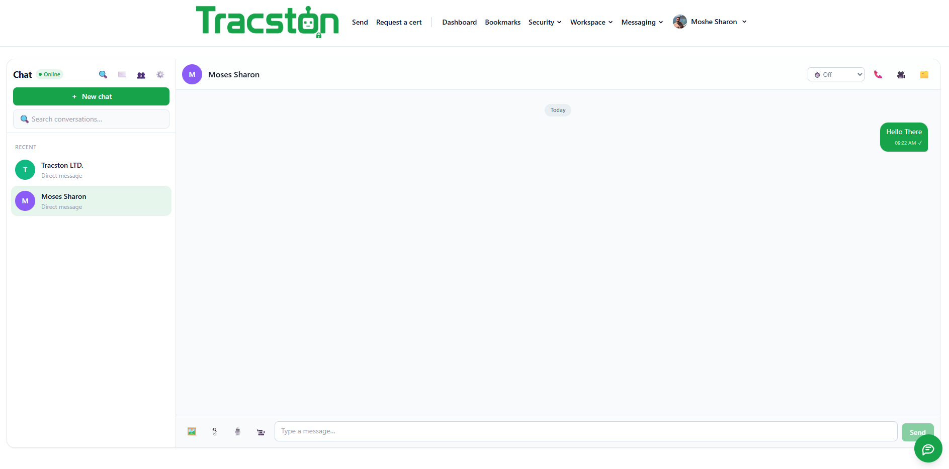 AI Security Platform — secure chat