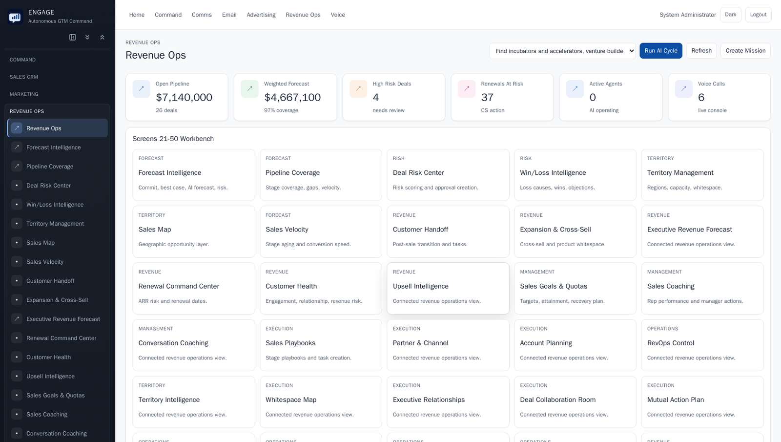 Engage — revenue ops