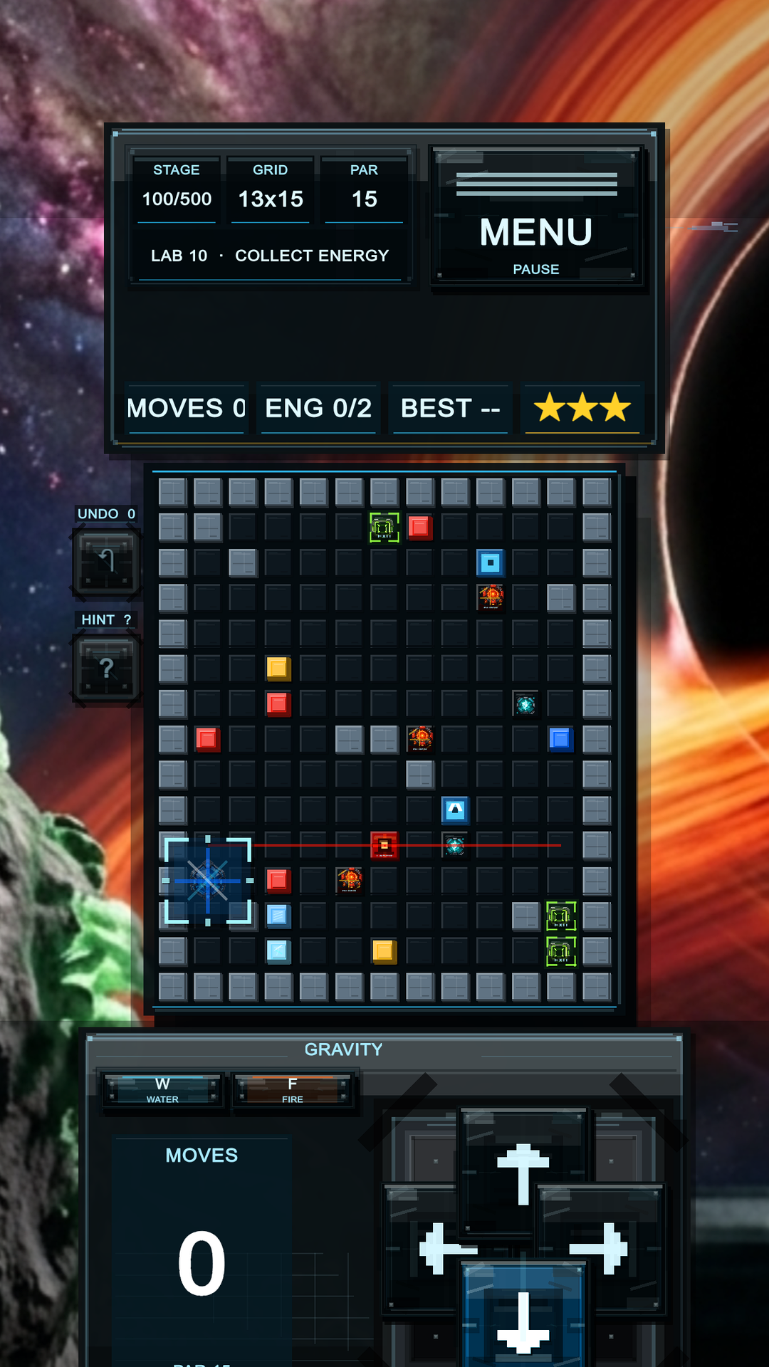 Gravity Station Android — Lasers and portals