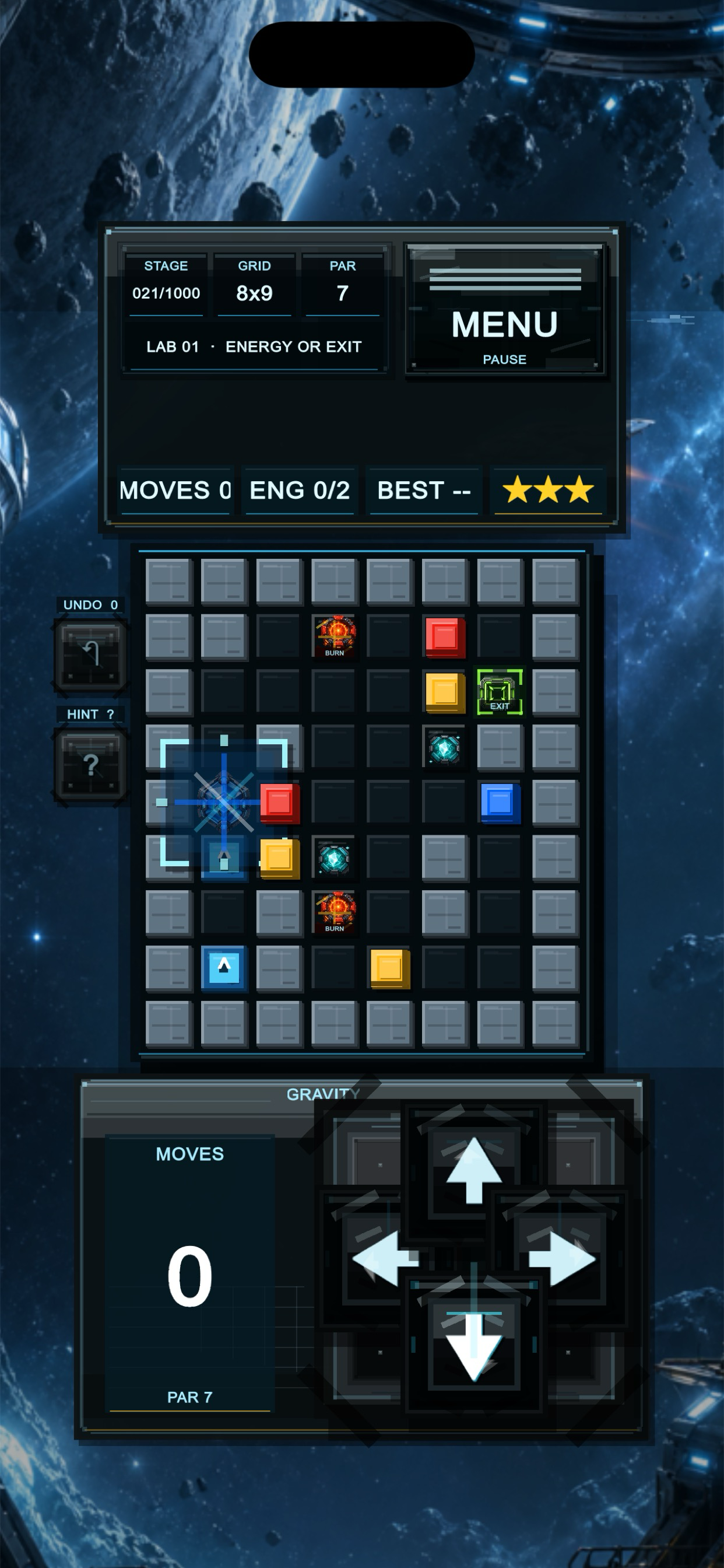 Gravity Station — Expanded board