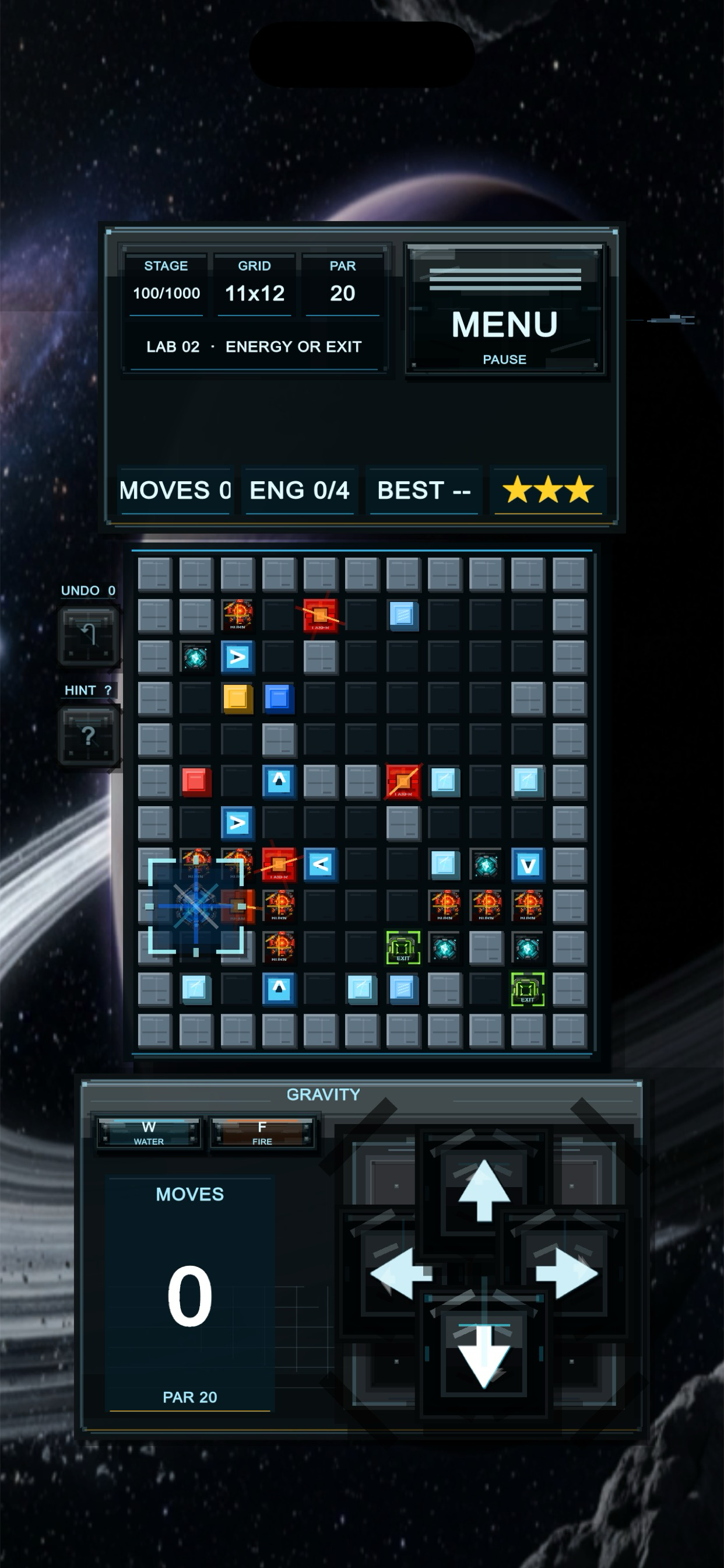 Gravity Station — Lasers and exits